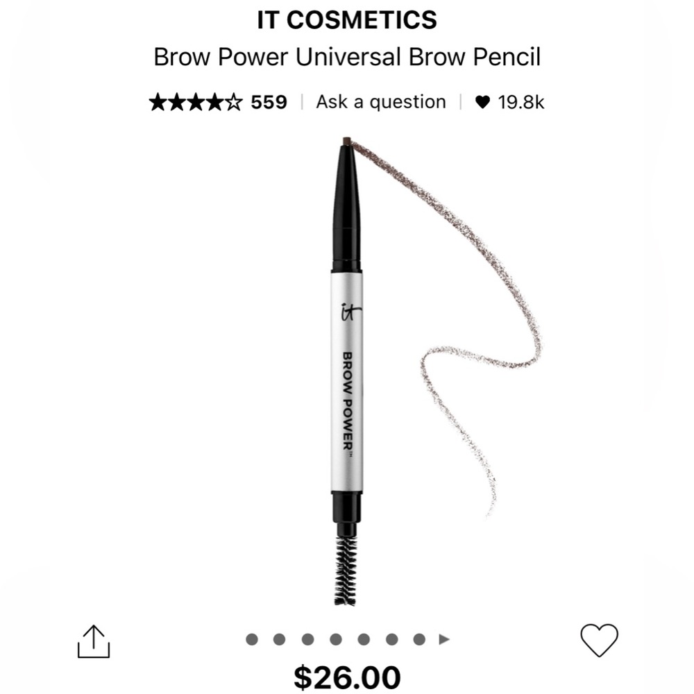 IT Brow Power Universal Brow Pencil in shade Universal Dark Brunette
